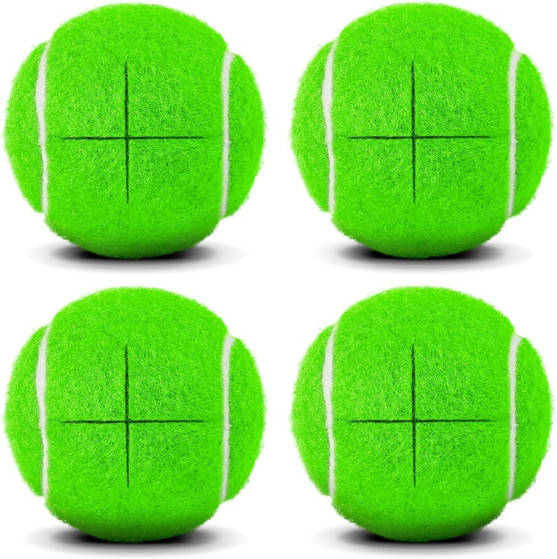 YIFOCUS Precut Tennis Balls for Walkers–Set of 4 Walker Tennis Balls Precut for Walkers Chair Table, Pre-Cut Design Walker Balls, Universal Seniors Walker Accessory, Floor Protection, Felt Pad Silent Glide - Image 1